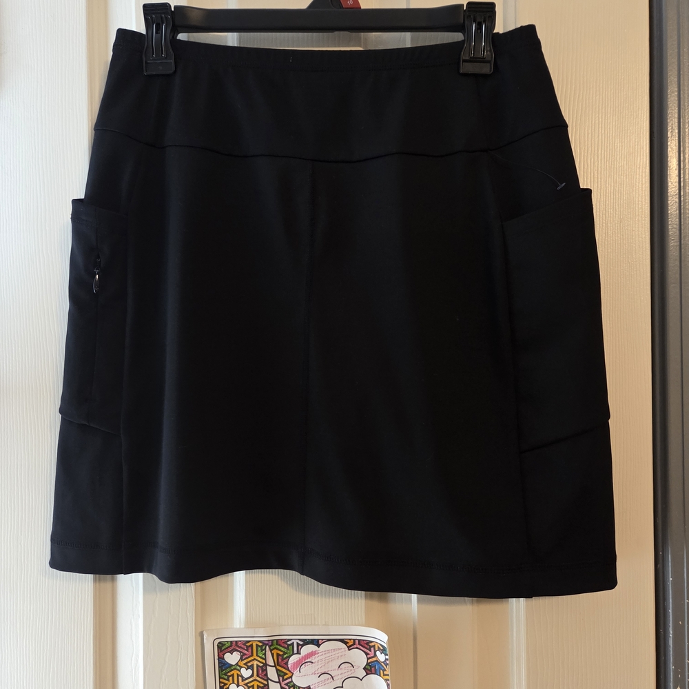 Talbots Black Skort